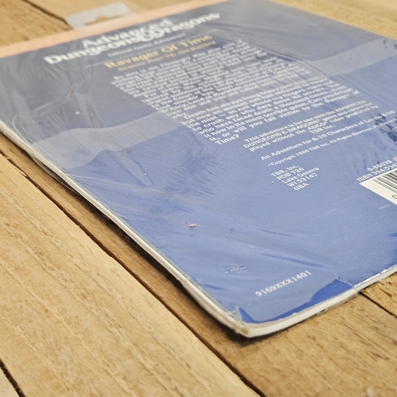 FACTORY SEALED - 1986 ADVANCED DUNGEONS AND DRAGONS - RAVAGER OF TIME -AD&D TSR - Picture 7 of 9